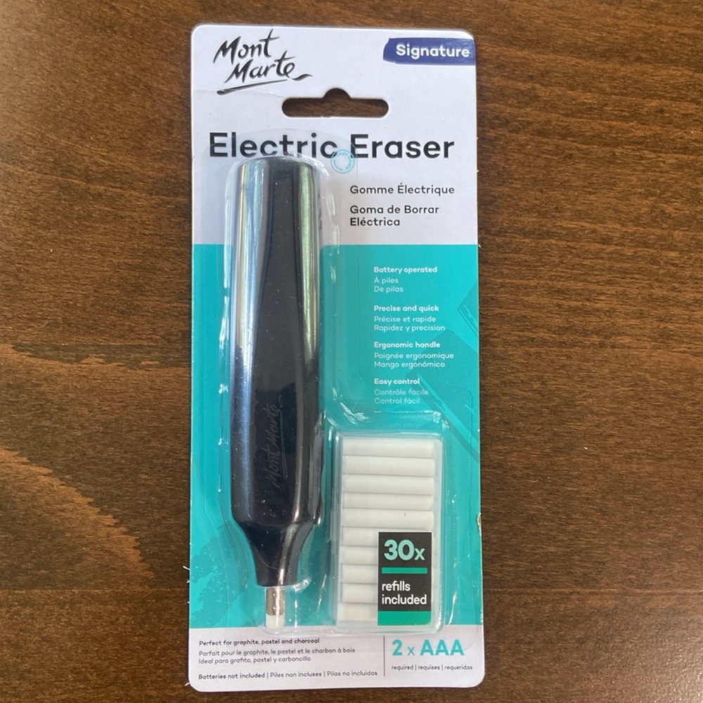 Mont Marte Electric Eraser - Black. NWT